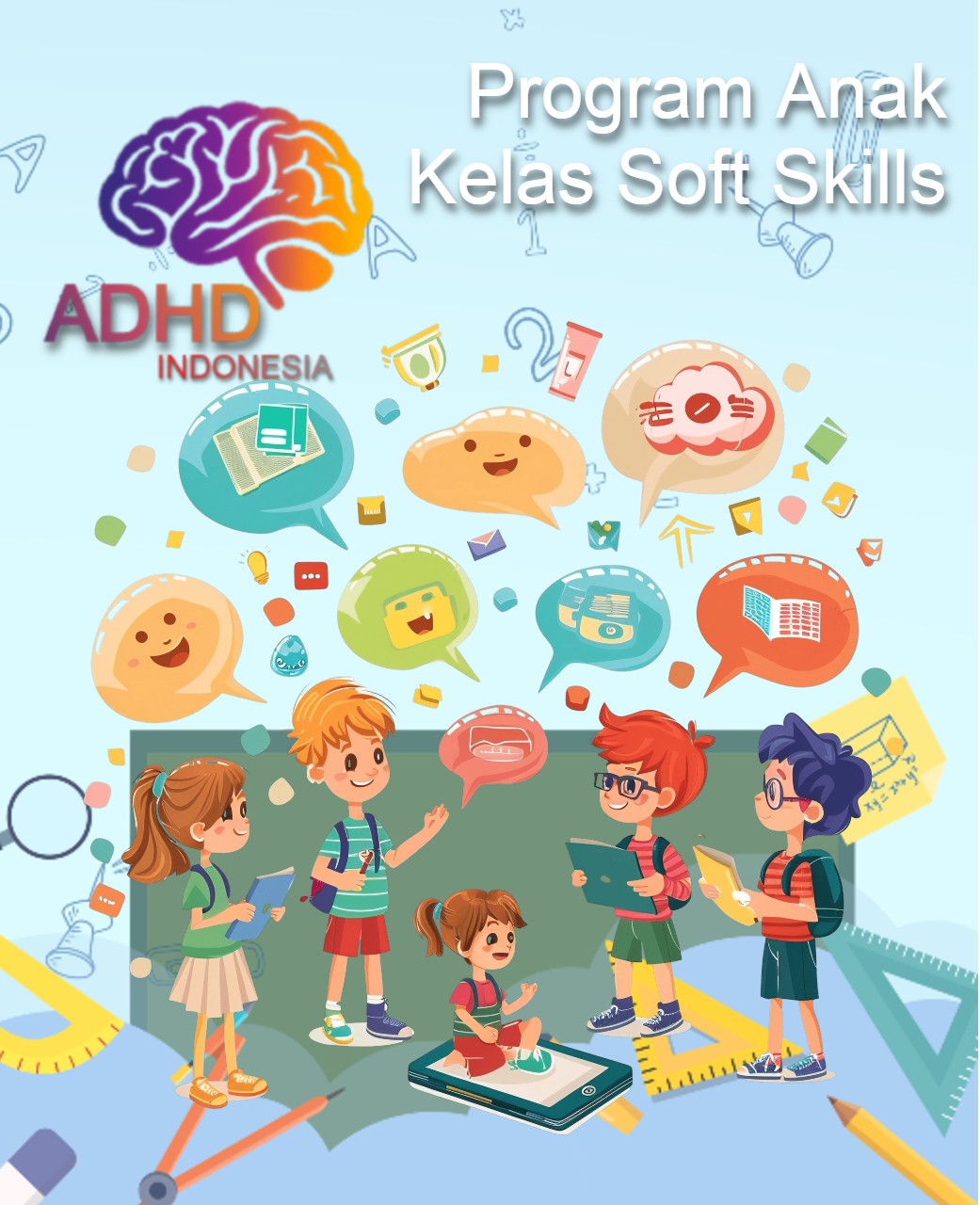 Program ADHD Indonesia Kota Tual Kelas Soft Skills Anak ADHD