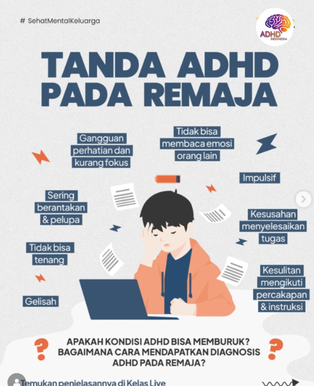 Screening ADHD Non-Diagnostik: Edukasi Awal bagi Orang Tua di Kota Tual